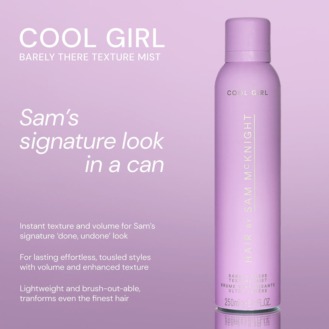 Hair by Sam McKnight Cool Girl Barely There Texture Mist 250 ml