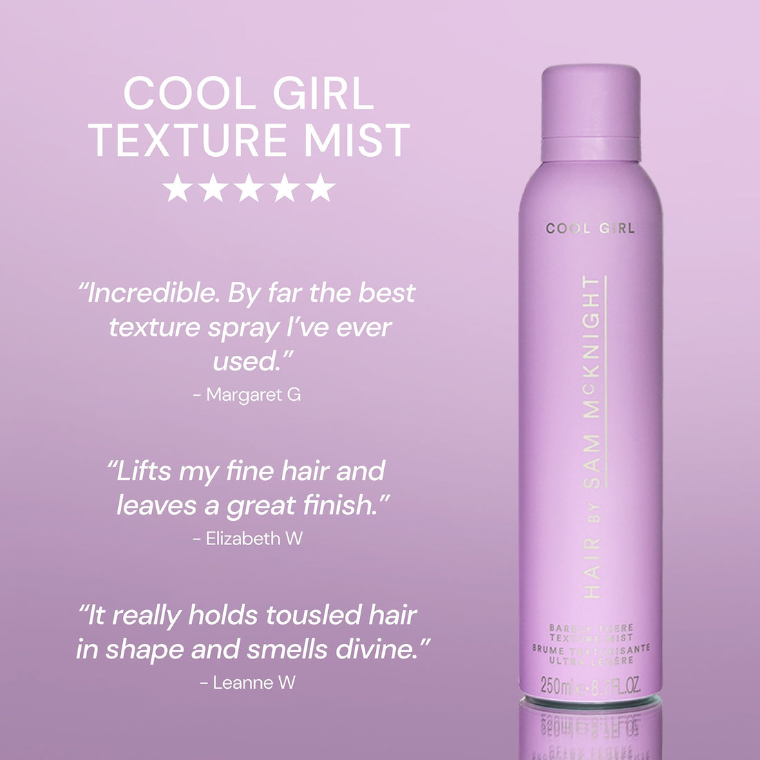 Hair by Sam McKnight Cool Girl Barely There Texture Mist 250 ml