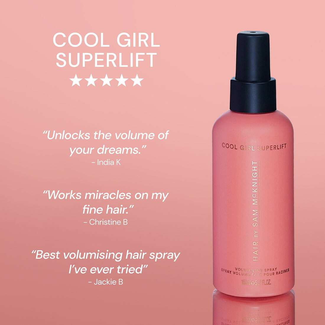 Hair by Sam McKnight Cool Girl Superlift Volumising Spray 150 ml