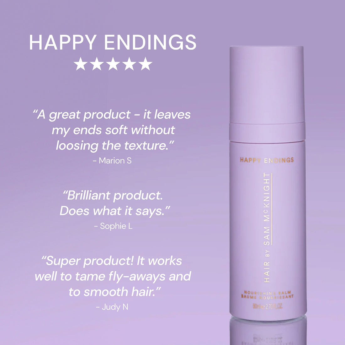 Hair by Sam McKnight Happy Endings Nourishing Balm 80 ml