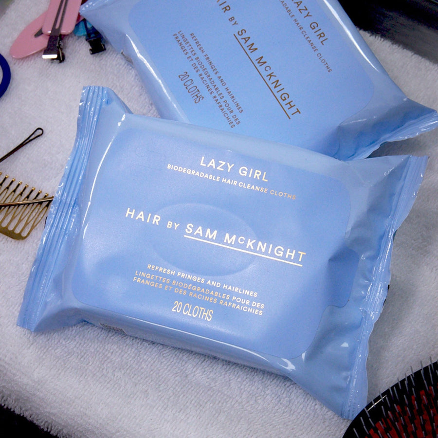 Hair by Sam McKnight Lazy Girl Biodegradable Hair Cleanse Cloths