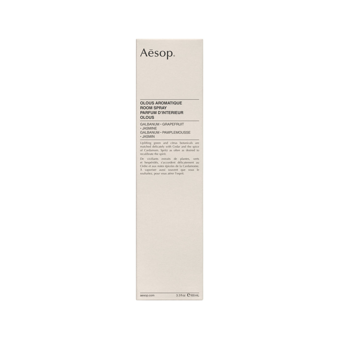 Aesop Olous Aromatique Room Spray 100 ml